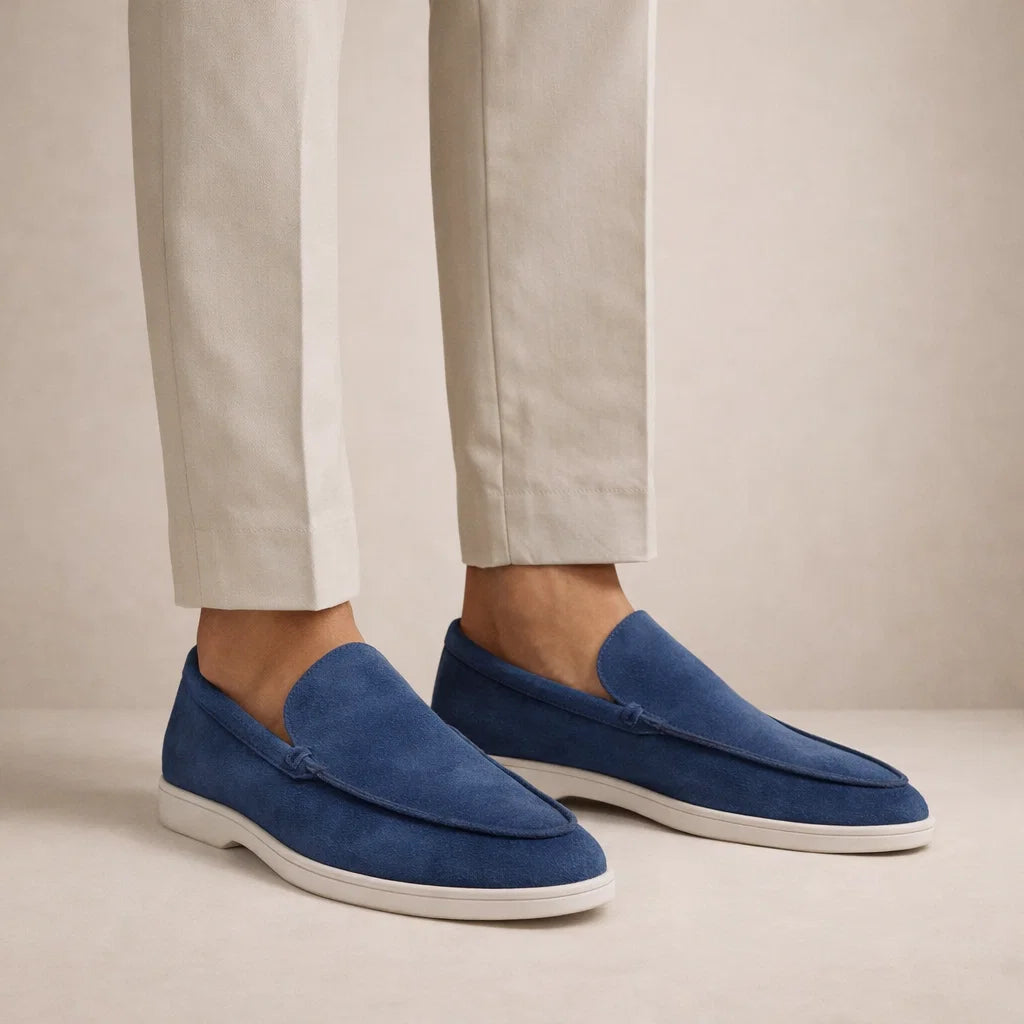 Men's Loafers, Leather Slip-On Casual Shoes