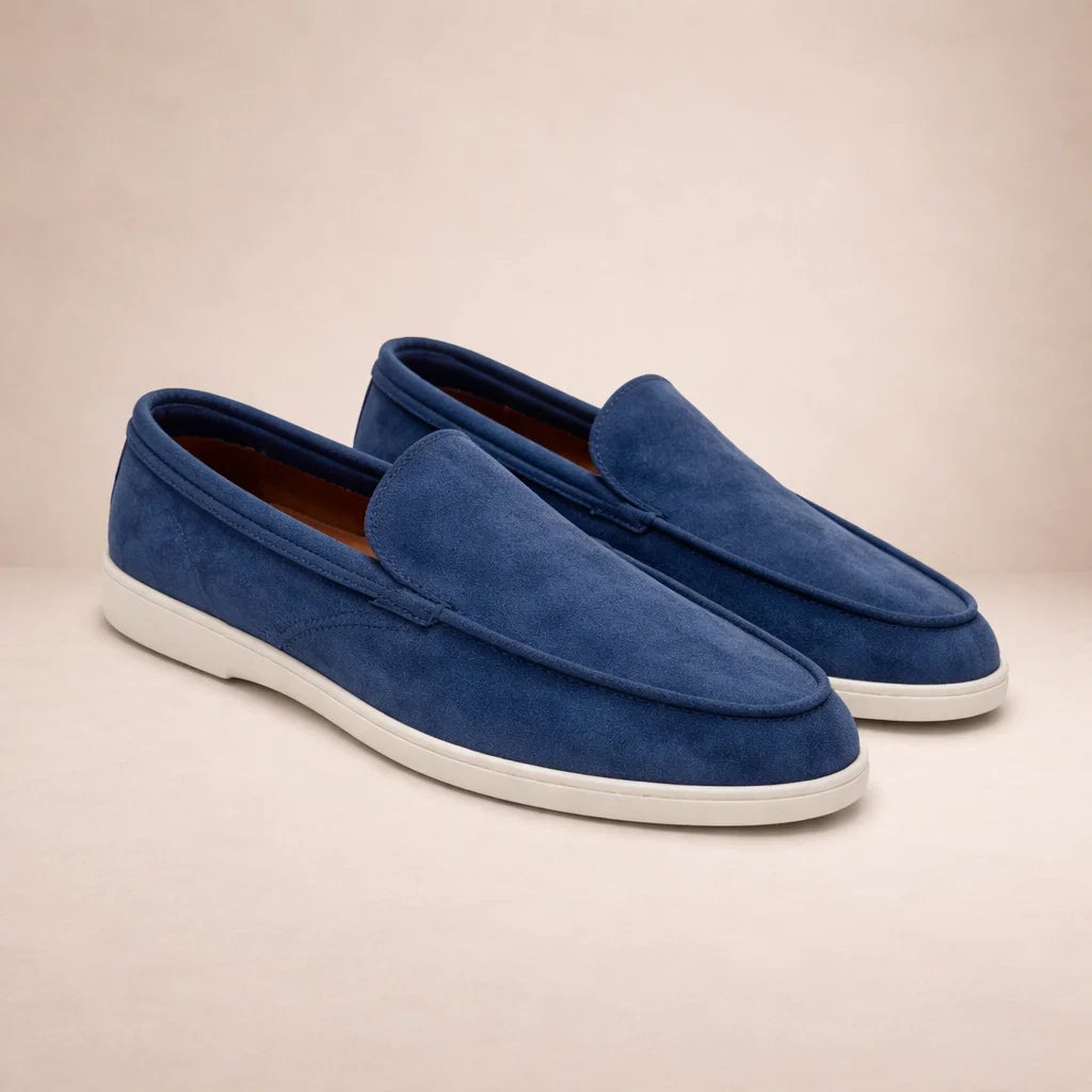 Men's Loafers, Leather Slip-On Casual Shoes