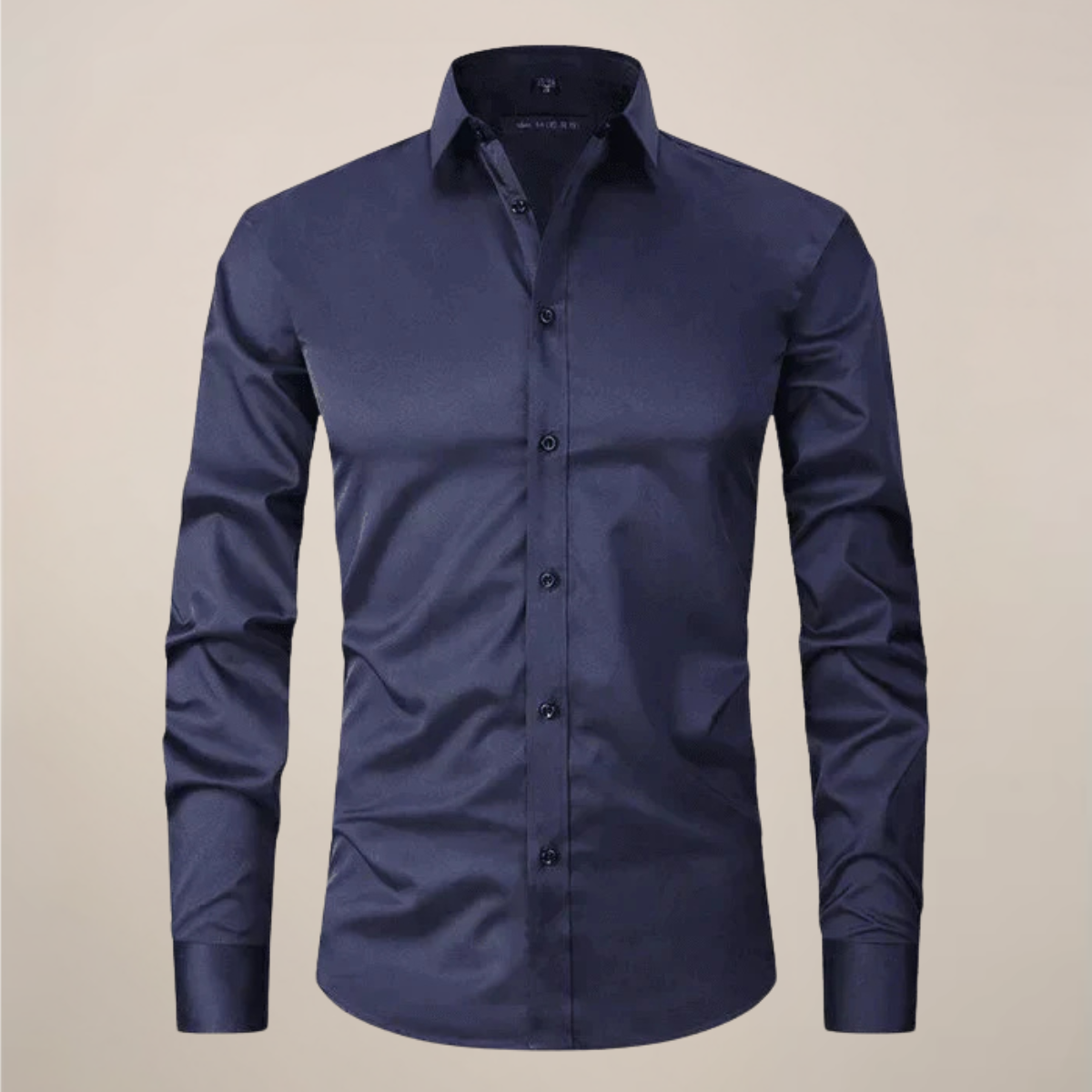 Men's Long-Sleeved Shirt, Structured Fit