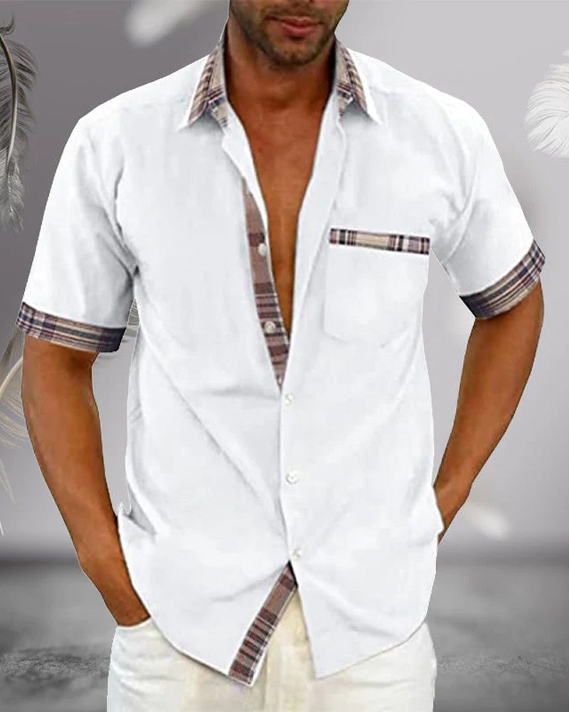 Men's Tailored Short Sleeve Shirt