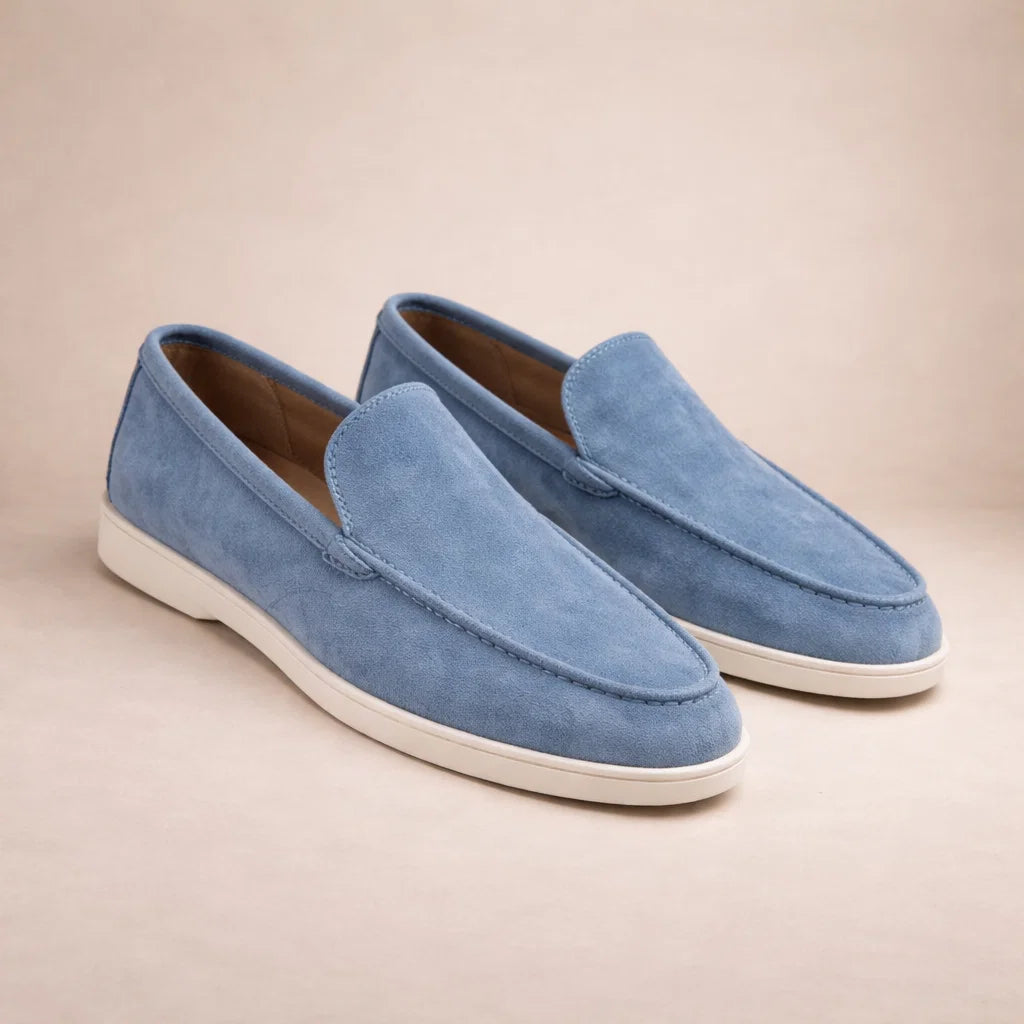 Men's Loafers, Leather Slip-On Casual Shoes