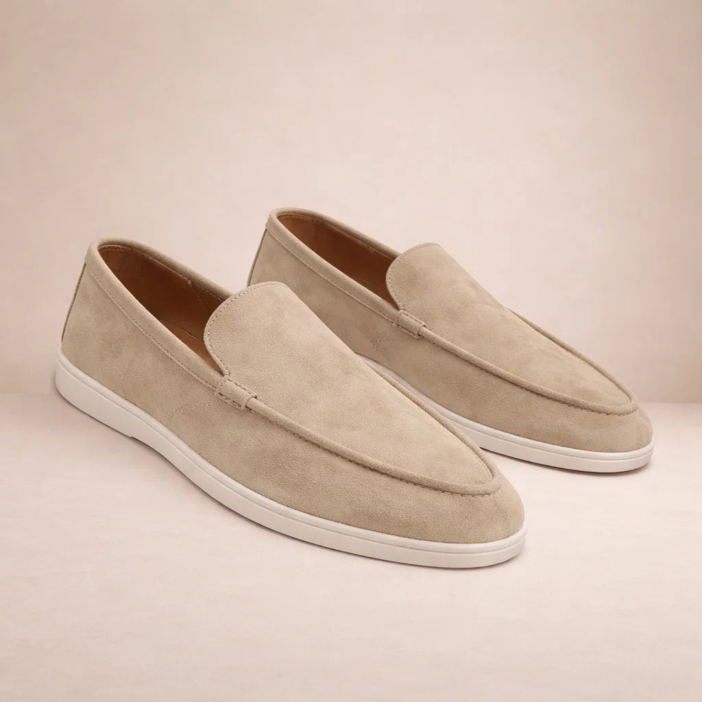 Men's Loafers, Leather Slip-On Casual Shoes