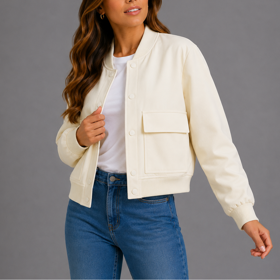 Casual Bomber Jacket Women – Lightweight Everyday Style