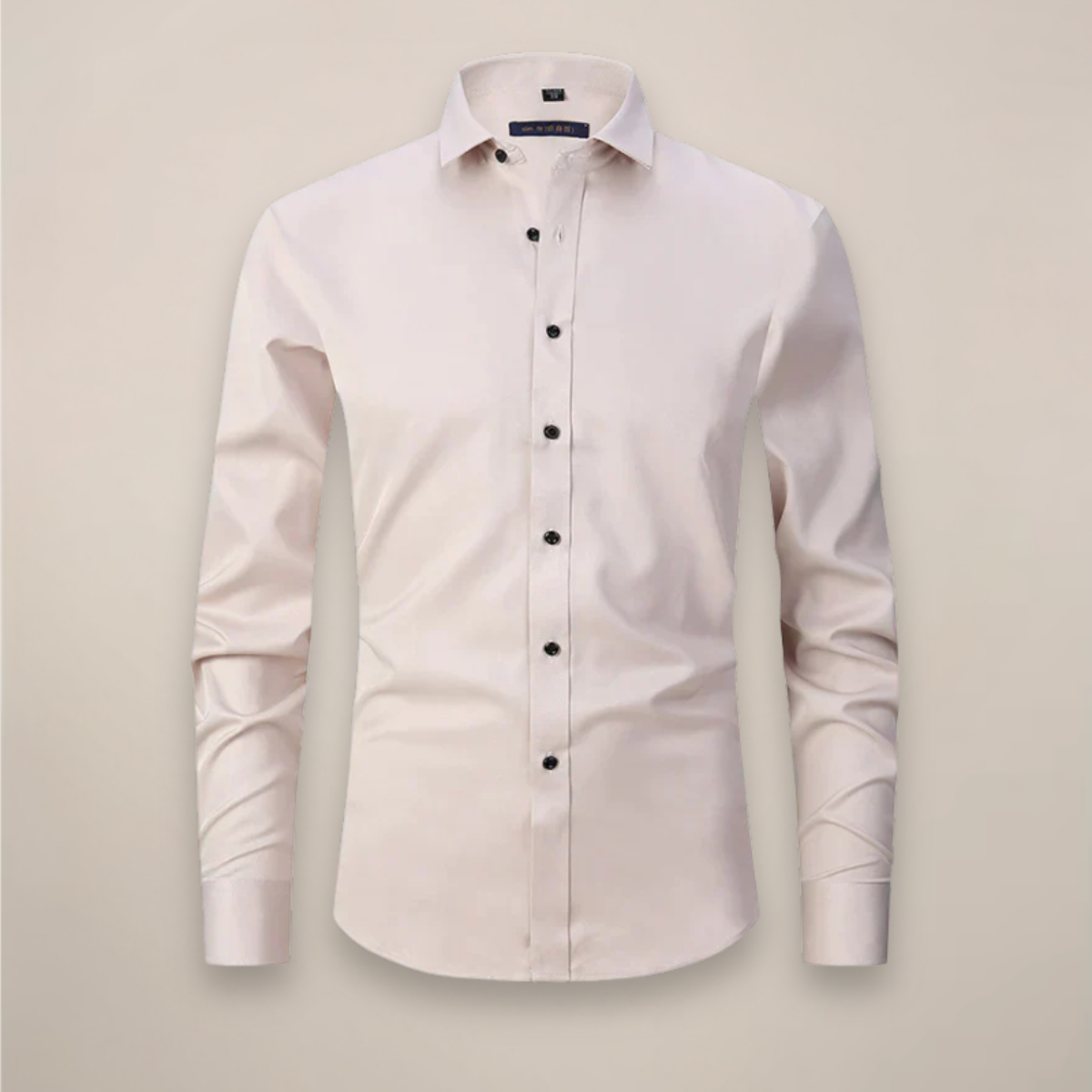 Men's Long-Sleeved Shirt, Structured Fit