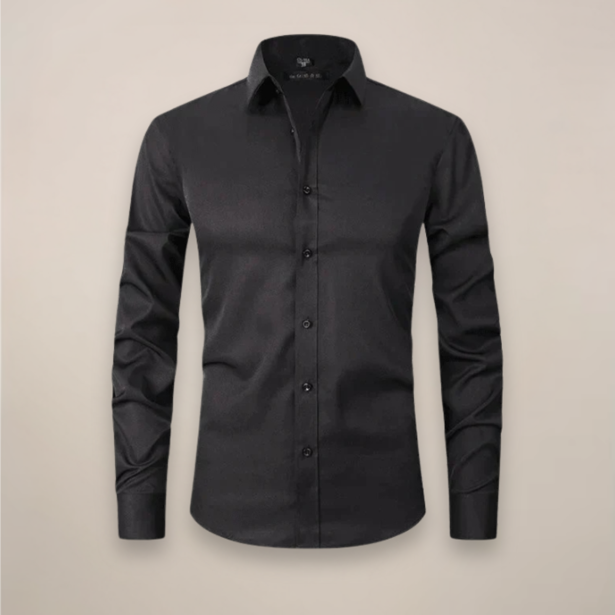 Men's Long-Sleeved Shirt, Structured Fit
