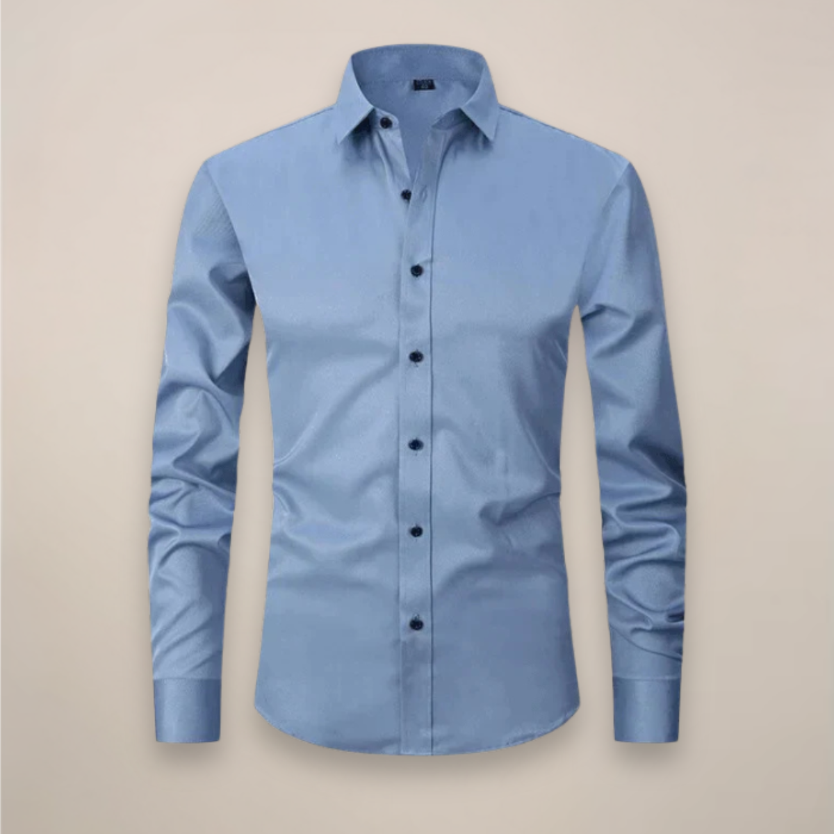 Men's Long-Sleeved Shirt, Structured Fit