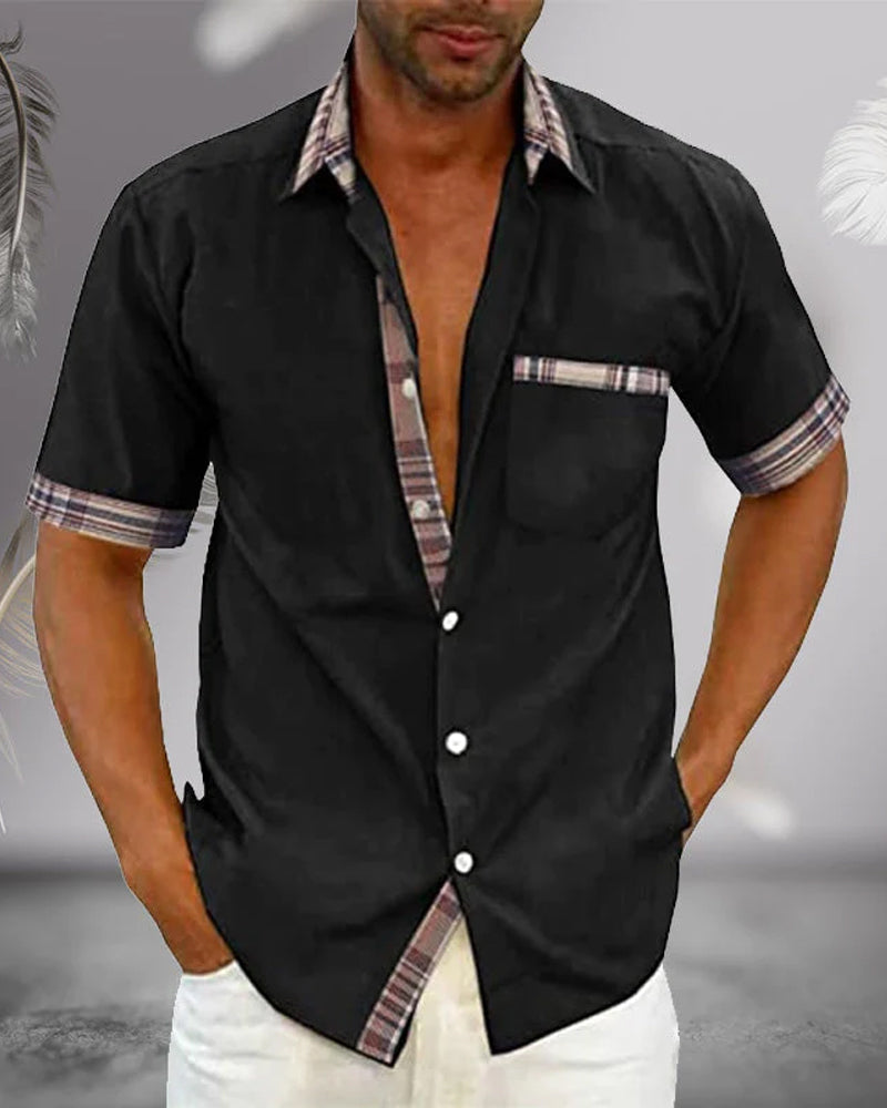 Men's Tailored Short Sleeve Shirt