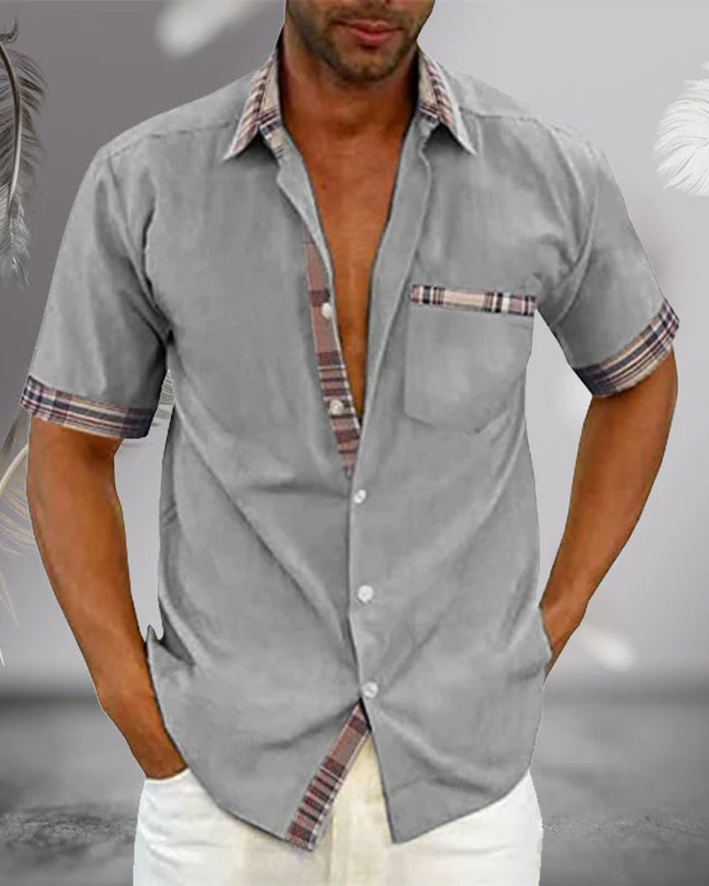 Men's Tailored Short Sleeve Shirt