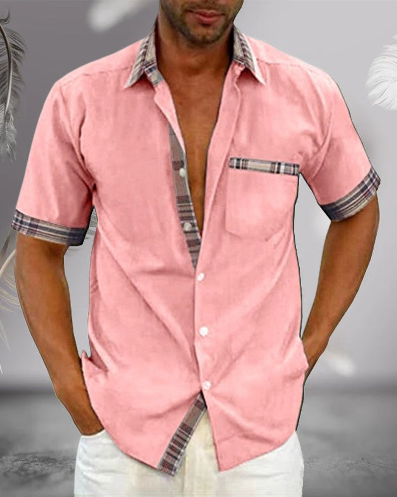 Men's Tailored Short Sleeve Shirt