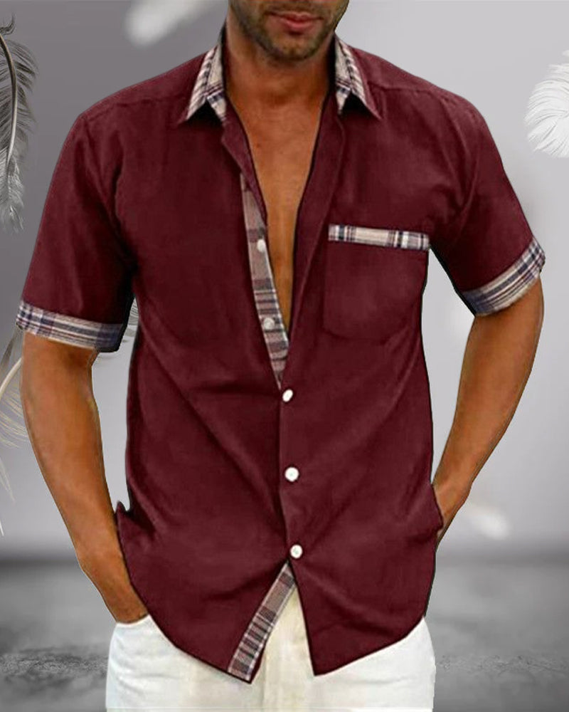 Men's Tailored Short Sleeve Shirt