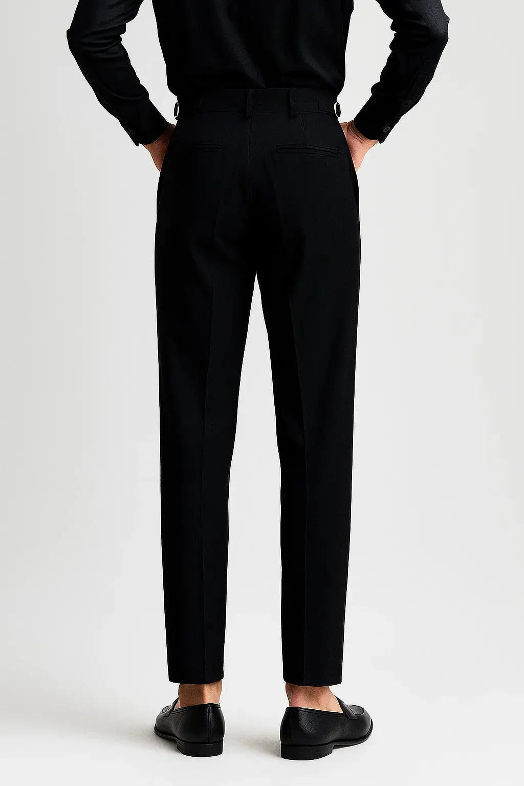Men's Trousers Modern Fit Elegant with Folds