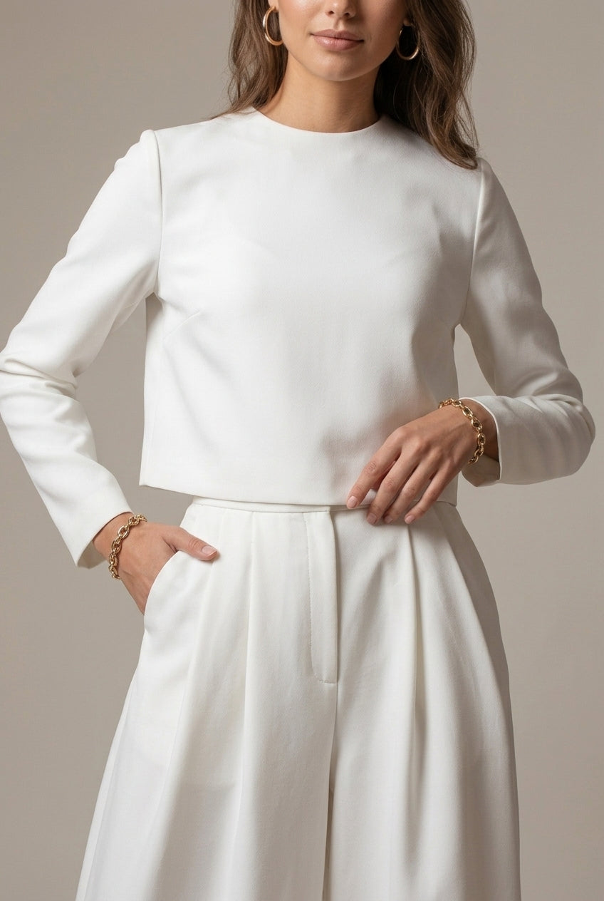 Women's Two-Piece Set Wide Leg Palazzo