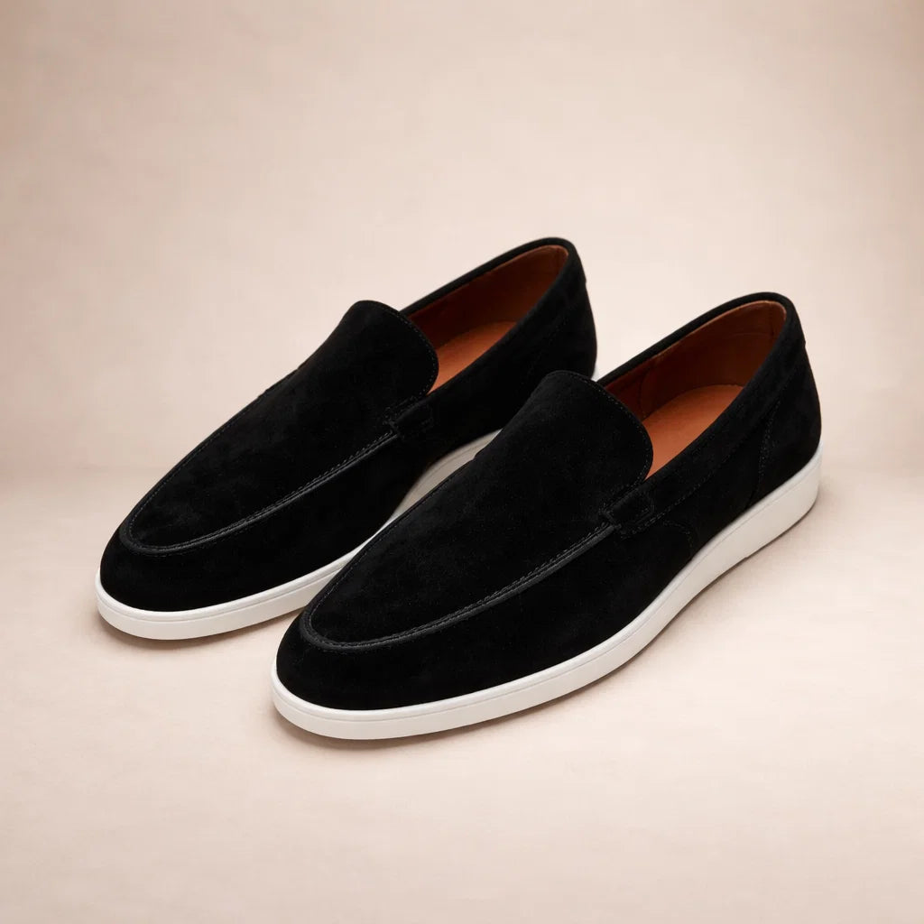 Men's Loafers, Leather Slip-On Casual Shoes