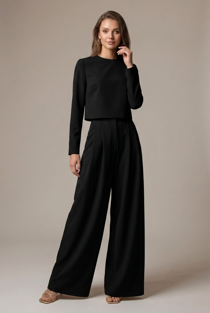 Women's Two-Piece Set Wide Leg Palazzo